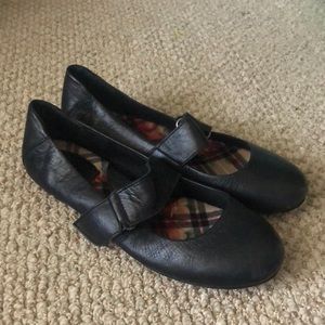 BORN Malli Black Leather Mary Jane